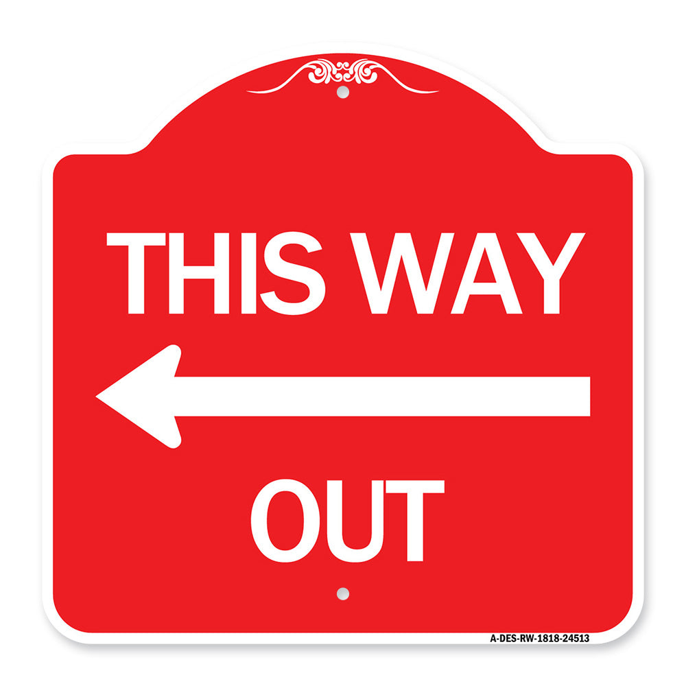 This Way Out (Left Arrow)