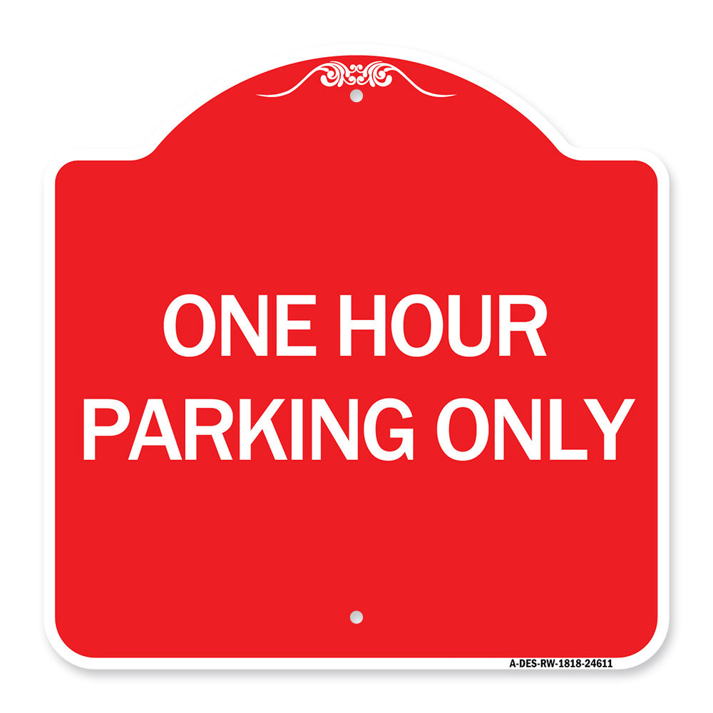 One Hour Parking Only