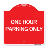 One Hour Parking Only