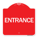 Traffic Entrance Sign Entrance