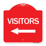 Visitors with Left Arrow