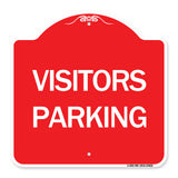 Parking Lot Sign Visitors Parking