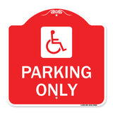(ADA Compliant) Parking Only (Accessible Symbol)