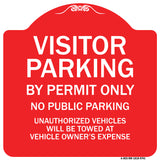 Visitor Parking By Permit Only, No Public Parking