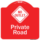 Private Road With No Outlet Symbol