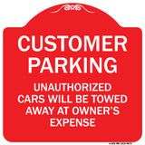 Unauthorized Cars Will Be Towed Away At Owner's Expense