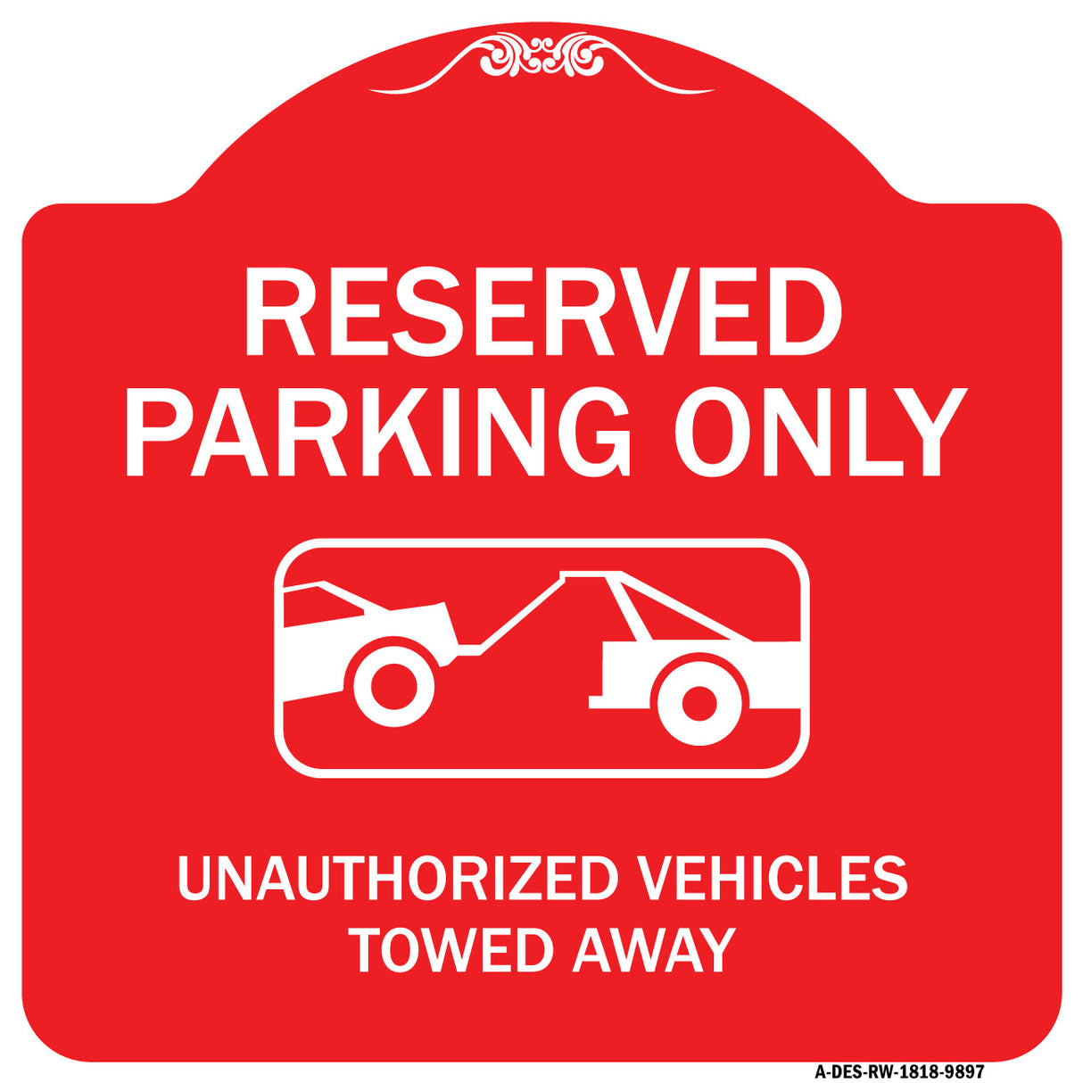 Resident Parking Only Unauthorized Vehicles Towed Away With Graphic