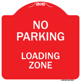 No Parking Loading Zone Sign