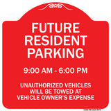 Future Resident Parking 9:00 - 6:00