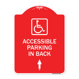 With NY - Approved Isa Symbol Accessible Parking on Up Arrow (With Graphic)