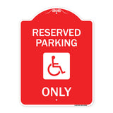 With NY Compliance Reserved Parking Only (With Access Icon)
