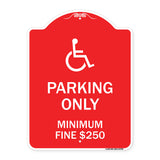 With Modified Isa Icon Parking Only Minimum Fine $250