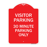 Visitor Parking Sign Visitor Parking 30 Minute Parking Only
