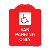 Van Parking Only (With Handicap Symbol)