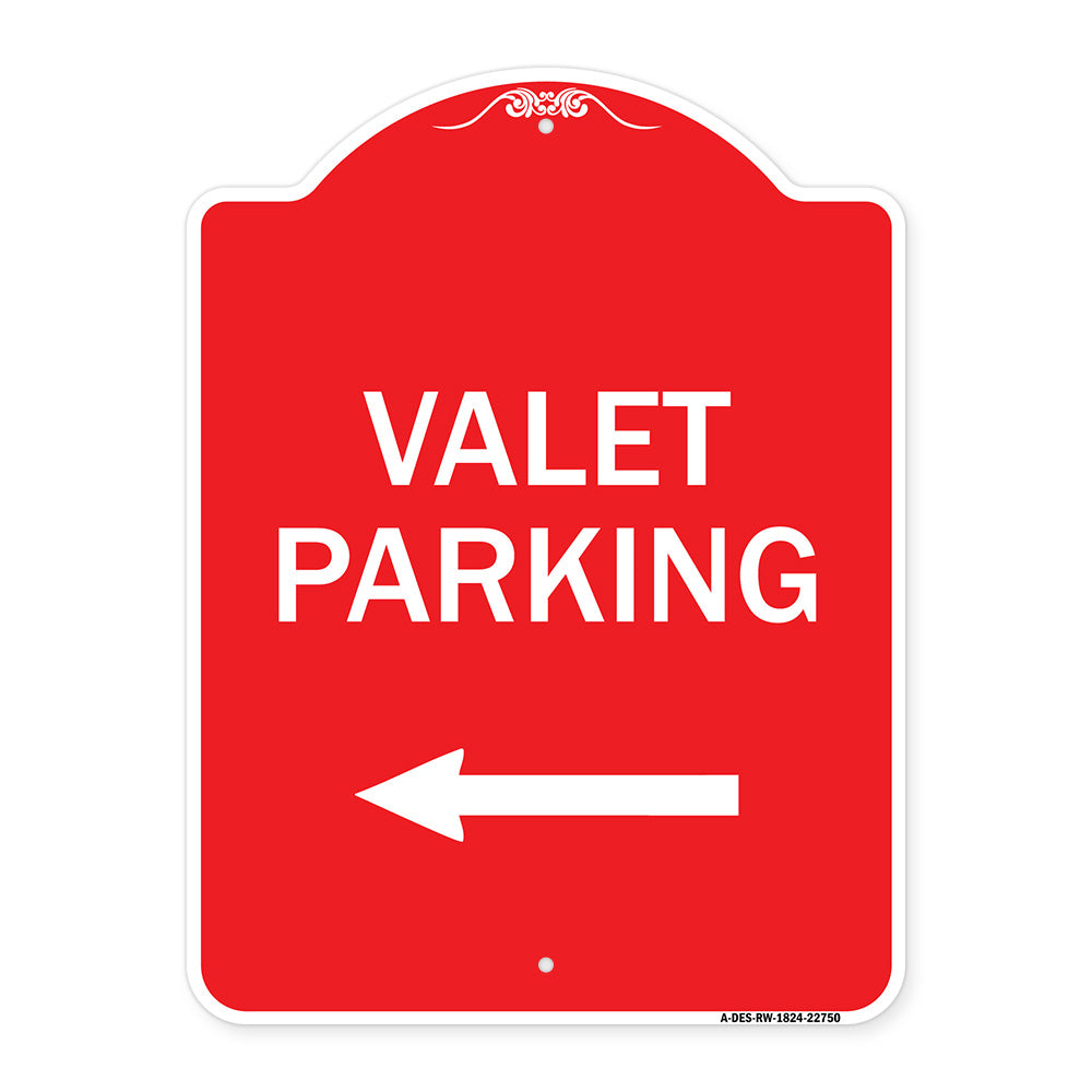 Valet Parking with Left Arrow