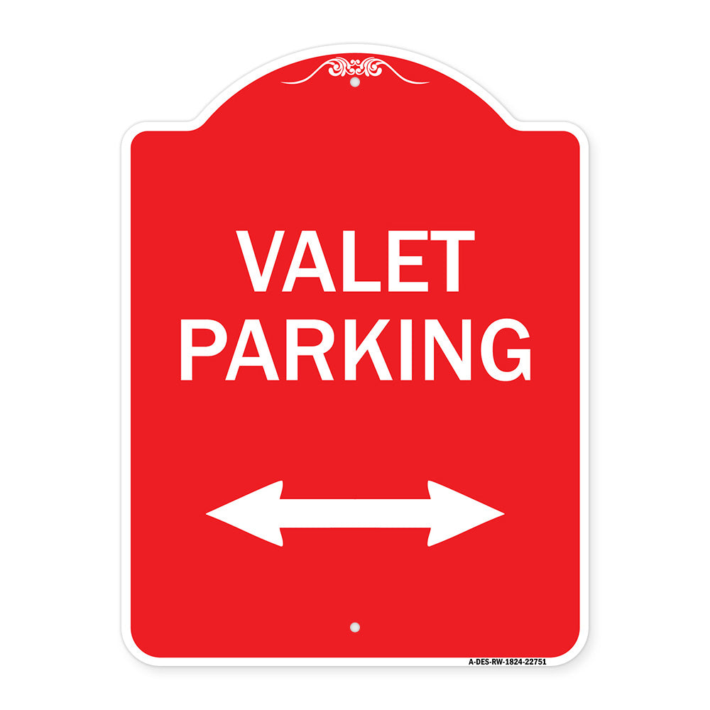 Valet Parking with Bidirectional Arrow