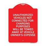 Unauthorized Vehicles Not Connected for Charging Purpose Will Be Towed