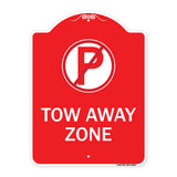 Tow Away Zone (No Parking Symbol)