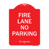 Texas Fire Lane No Parking