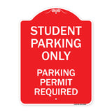 Student Parking Only Parking Permit Required