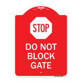 Stop Do Not Block Gate