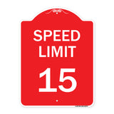 Speed Limit 15 Mph