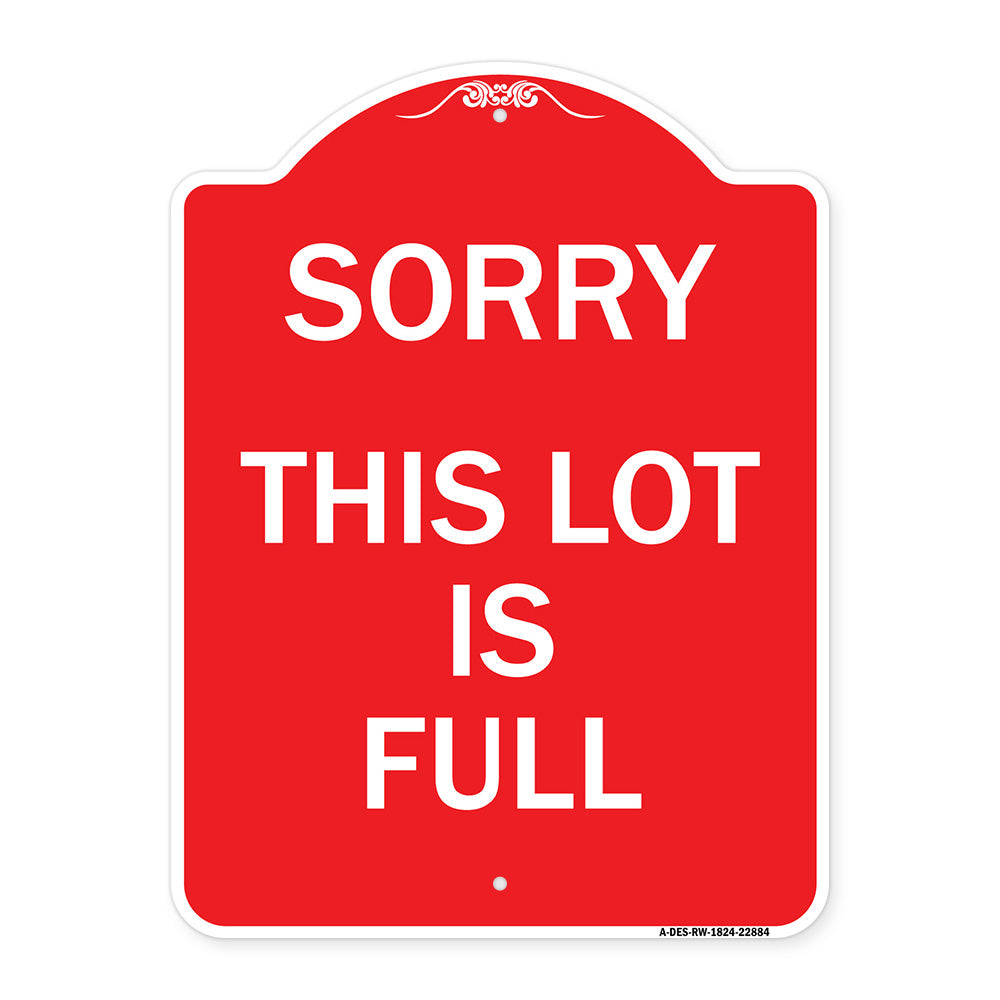 Sorry This Lot Is Full