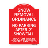 Snow Removal Ordinance - No Parking After 2 Snowfall