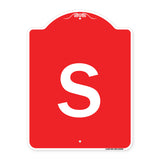Sign with Letter S
