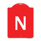Sign with Letter N