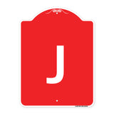 Sign with Letter J