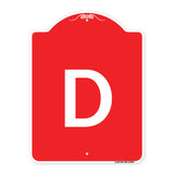 Sign with Letter D