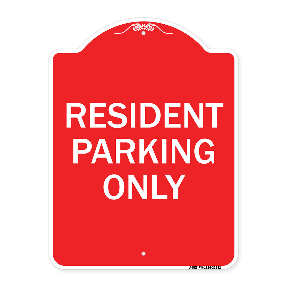 Resident Parking Only