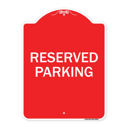 Reserved Parking Bright Yellow