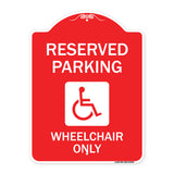 Reserved Parking Wheelchair Only (With Graphic)