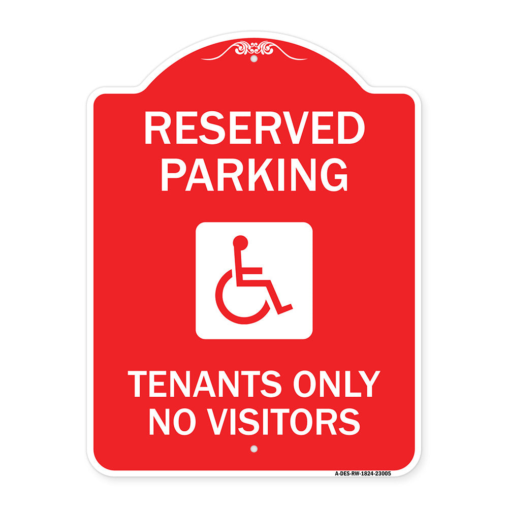 Reserved Parking Tenants Only No Visitors (With Graphic)