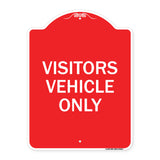 Reserved Parking Sign Visitor Vehicles Only