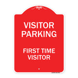 Reserved Parking Sign Visitor Parking First Time Visitor