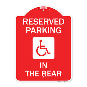 Reserved Parking in the Rear (With Graphic)