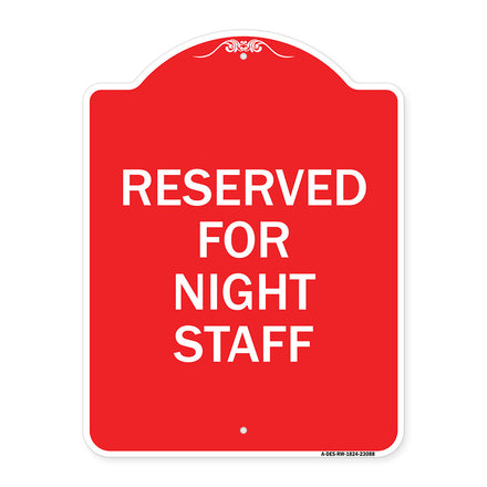 Reserved Parking for Night Staff