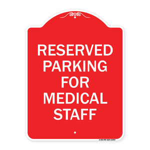 Reserved Parking for Medical Staff