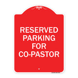 Reserved Parking for Co-Pastor