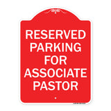 Reserved Parking for Associate Pastor