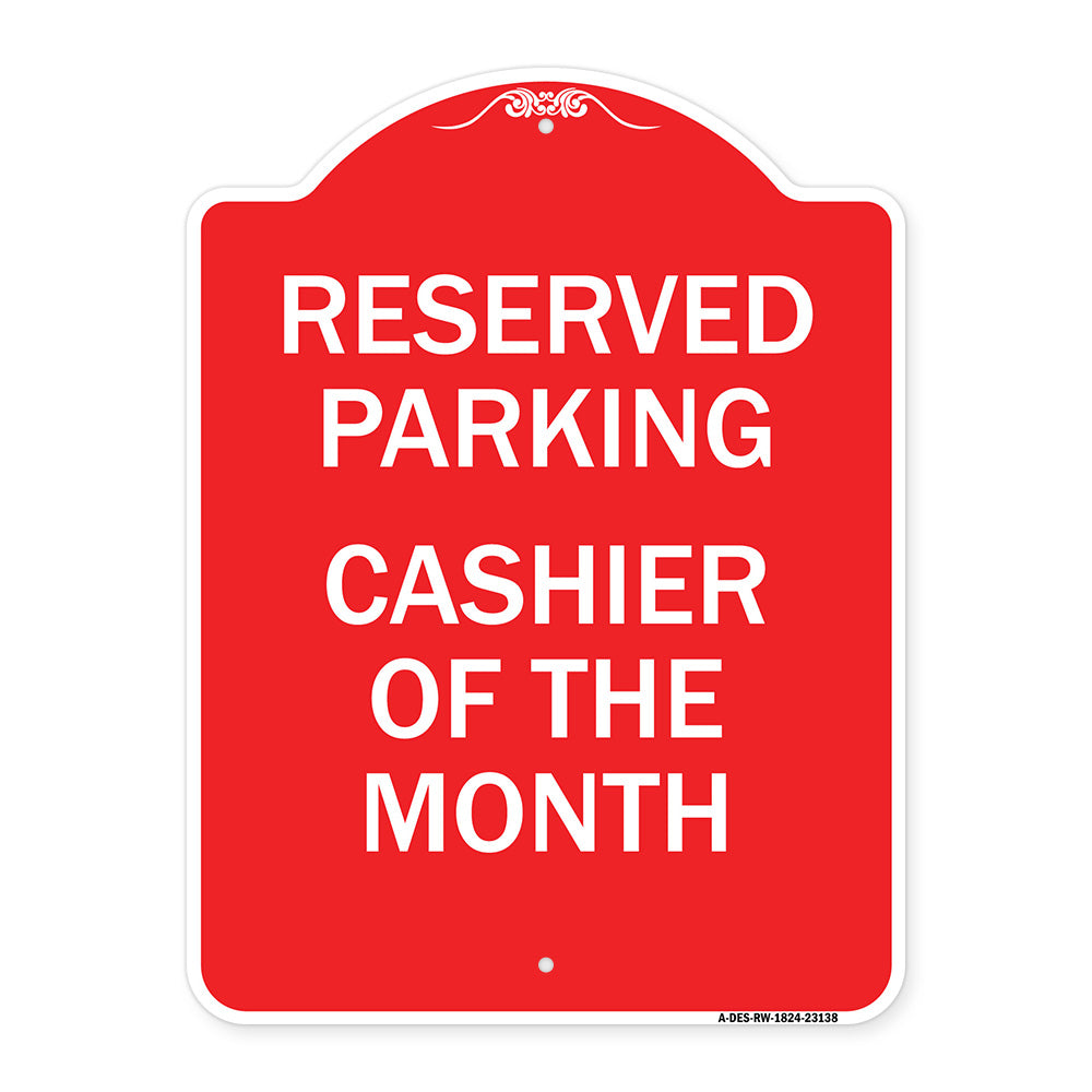 Reserved Parking Cashier of the Month