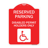 Reserved Parking - Disabled Permit Holders Only (With Updated Access Symbol)