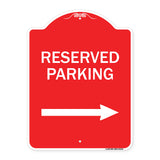 Reserved Parking (Right Arrow)