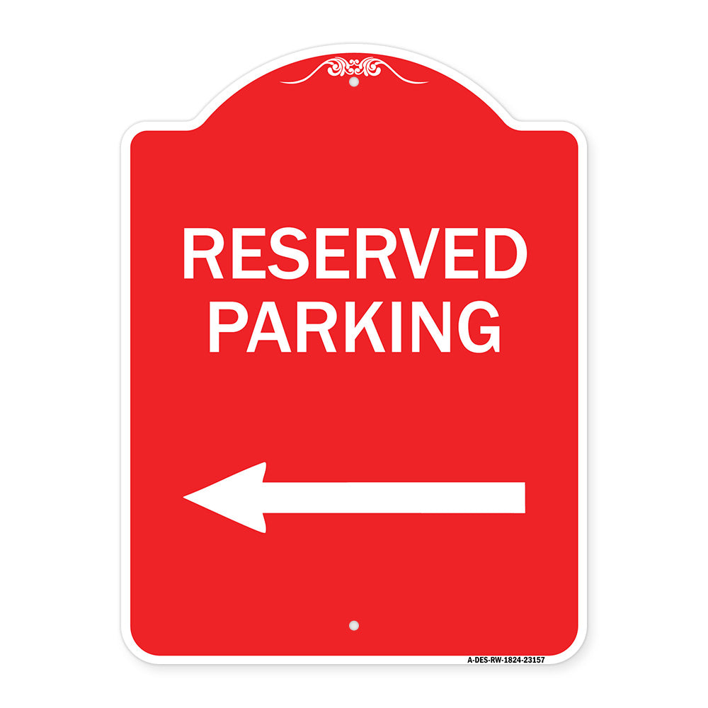 Reserved Parking (Left Arrow)