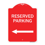 Reserved Parking (Left Arrow)