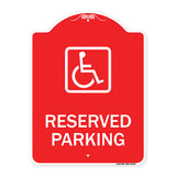Reserved Parking (Handicapped Symbol) (Blue)