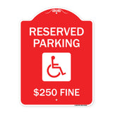 Reserved Parking $250 Fine (With Graphic)